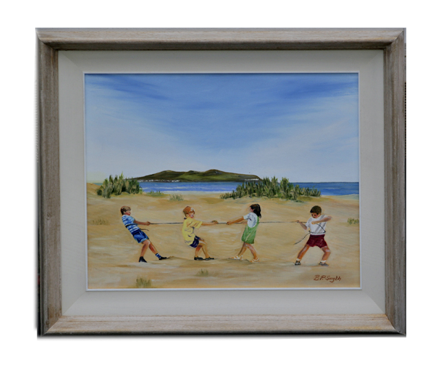 SMYTH, Breide P - Children at Play on Dollymount Strand